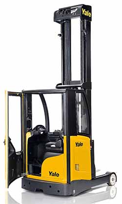 Yale reach truck cold store cabin